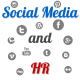 Social Media and HR - many different social media icons