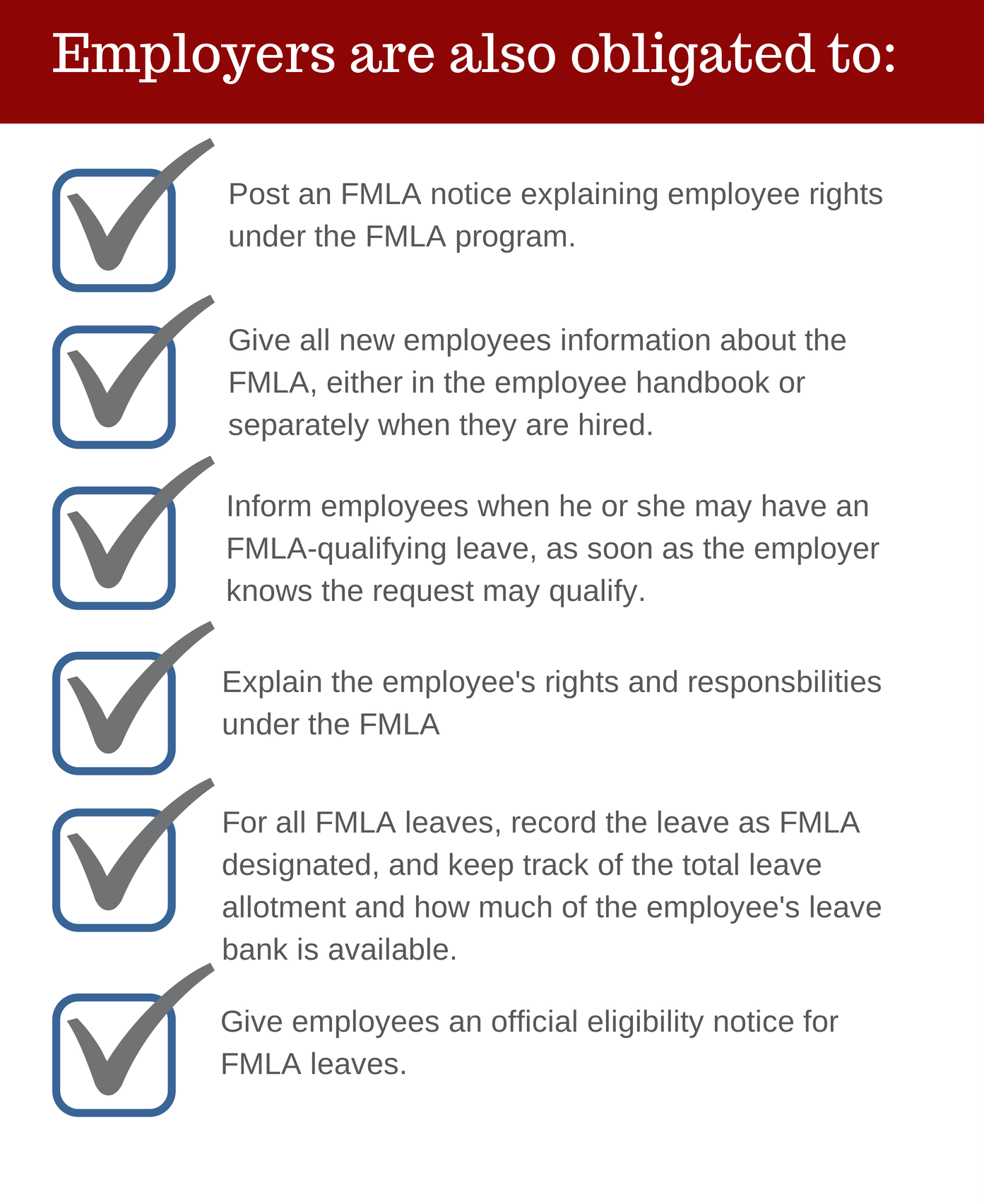 Employer FMLA obligations